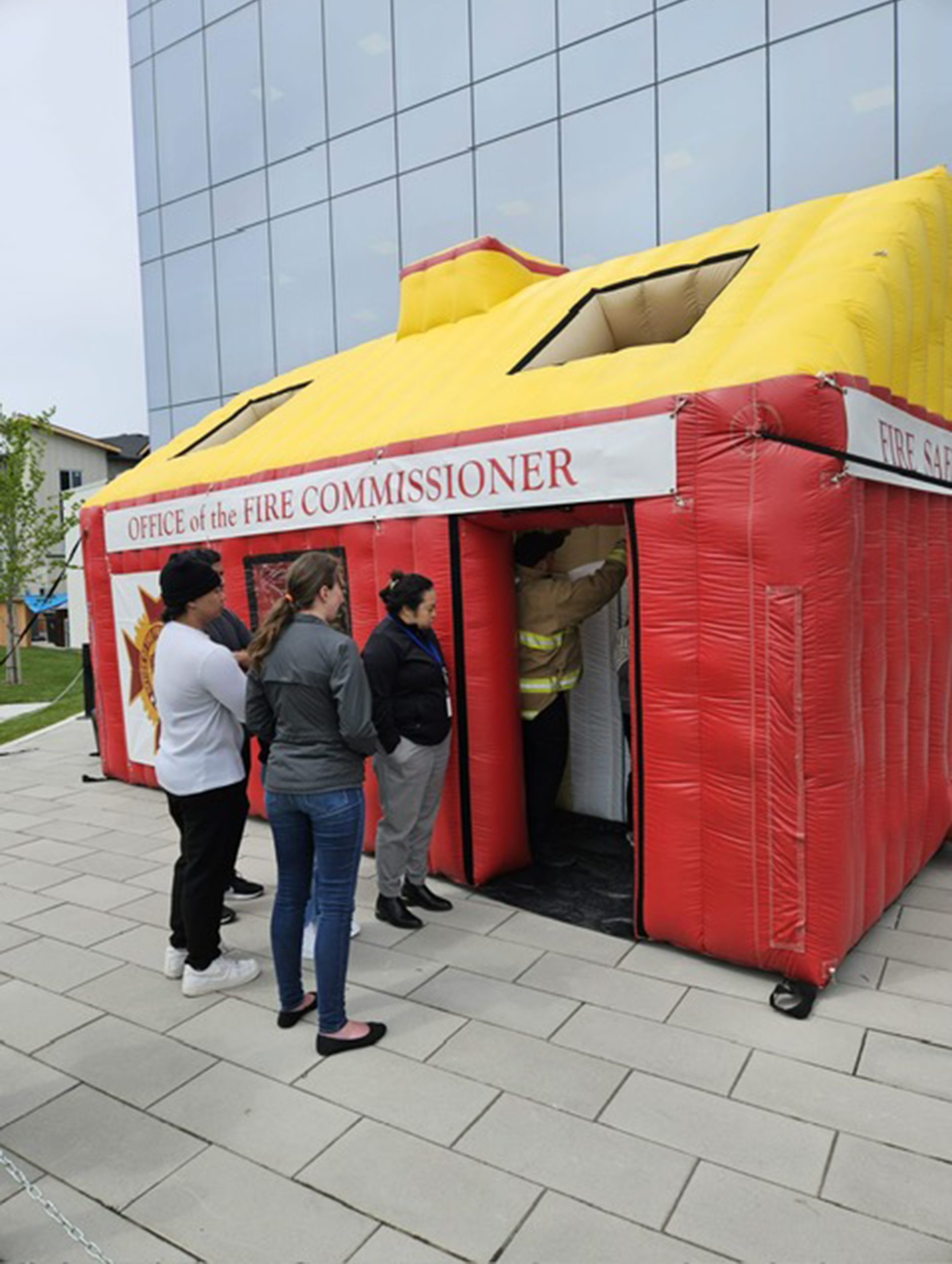 2024 Grant Steinbach Fire Department Inflatable House 2 (sized Down)